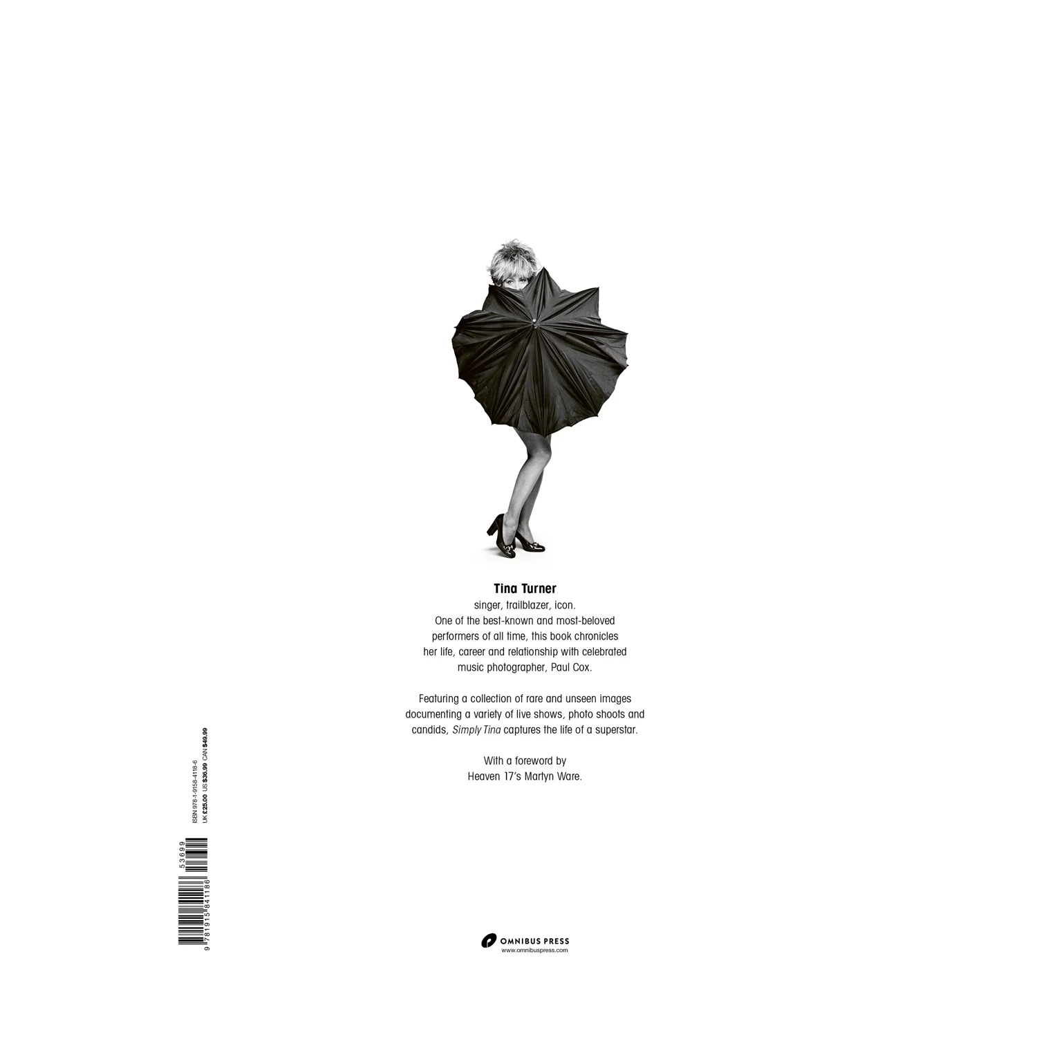Simply Tina - Tina Turner Photographs by Paul Cox: Hardback Book - Image 5
