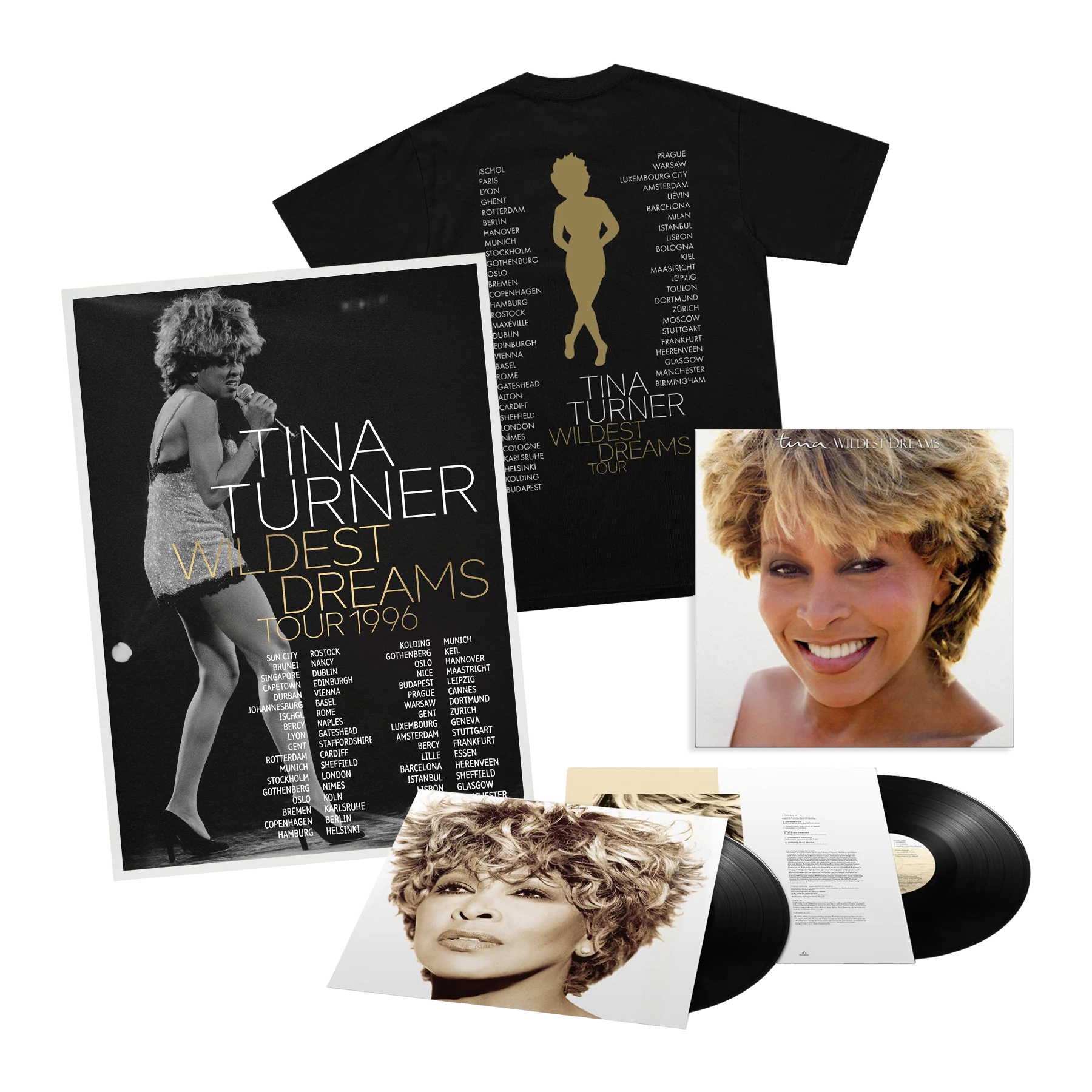 Wildest Dreams (30th Anniversary): Vinyl 2LP, Tour T-Shirt + Print - Image 2